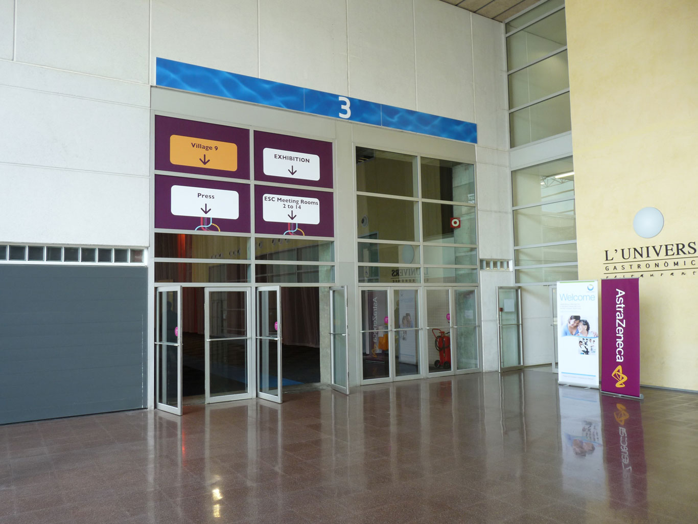 exhibition area